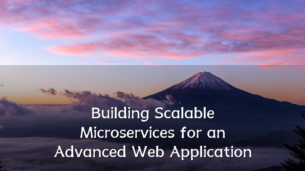 Building Scalable Microservices for an Advanced Web Application
