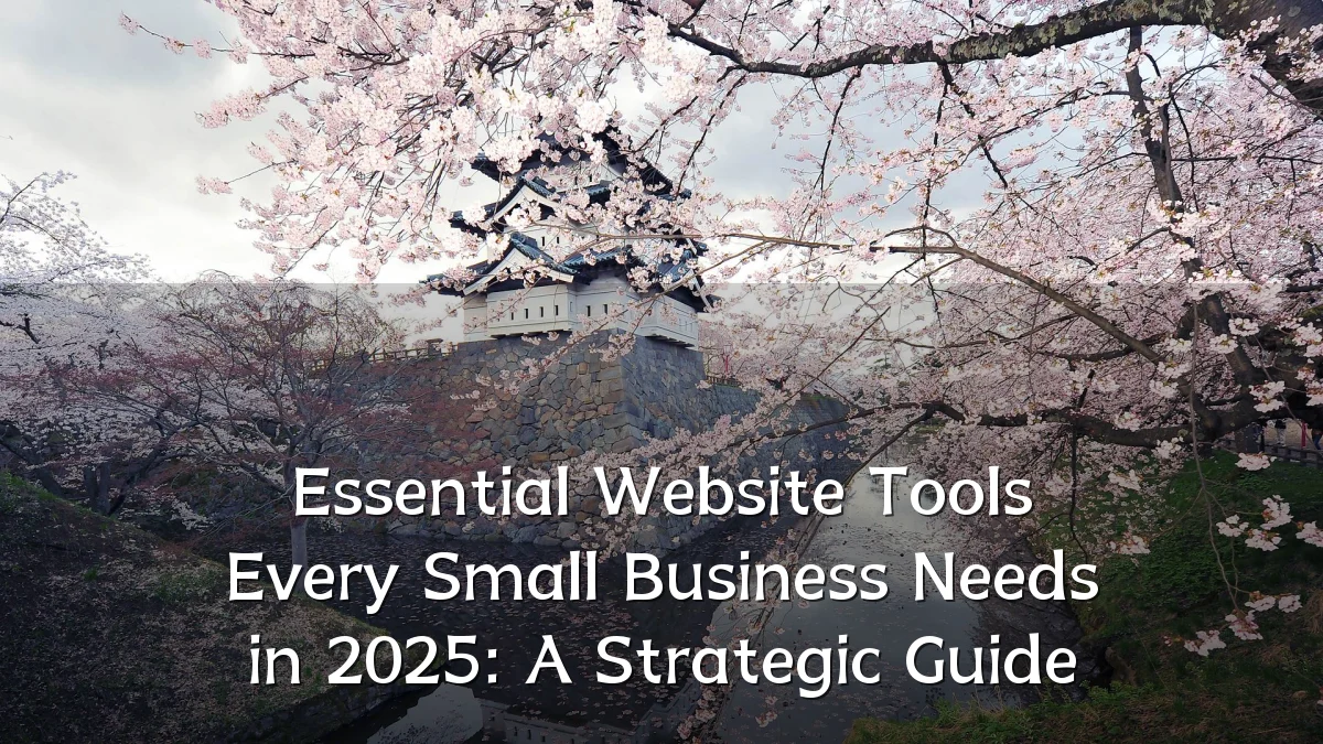 Essential Website Tools Every Small Business Needs in 2025: A Strategic Guide
