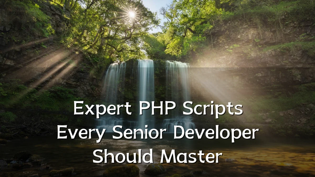 Expert PHP Scripts Every Senior Developer Should Master