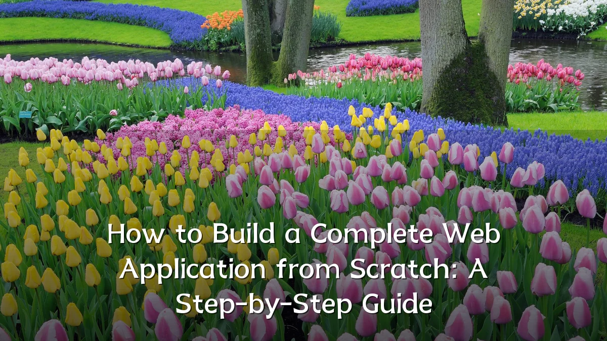 How to Build a Complete Web Application from Scratch: A Step-by-Step Guide