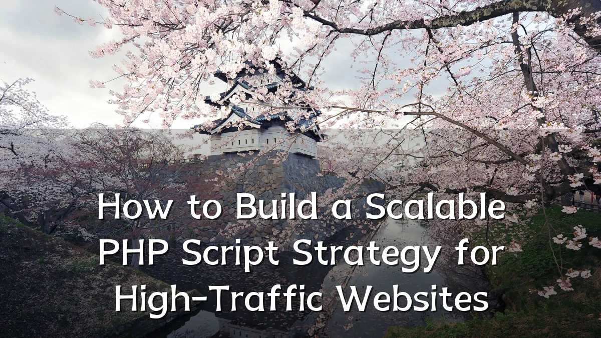 How to Build a Scalable PHP Script Strategy for High-Traffic Websites