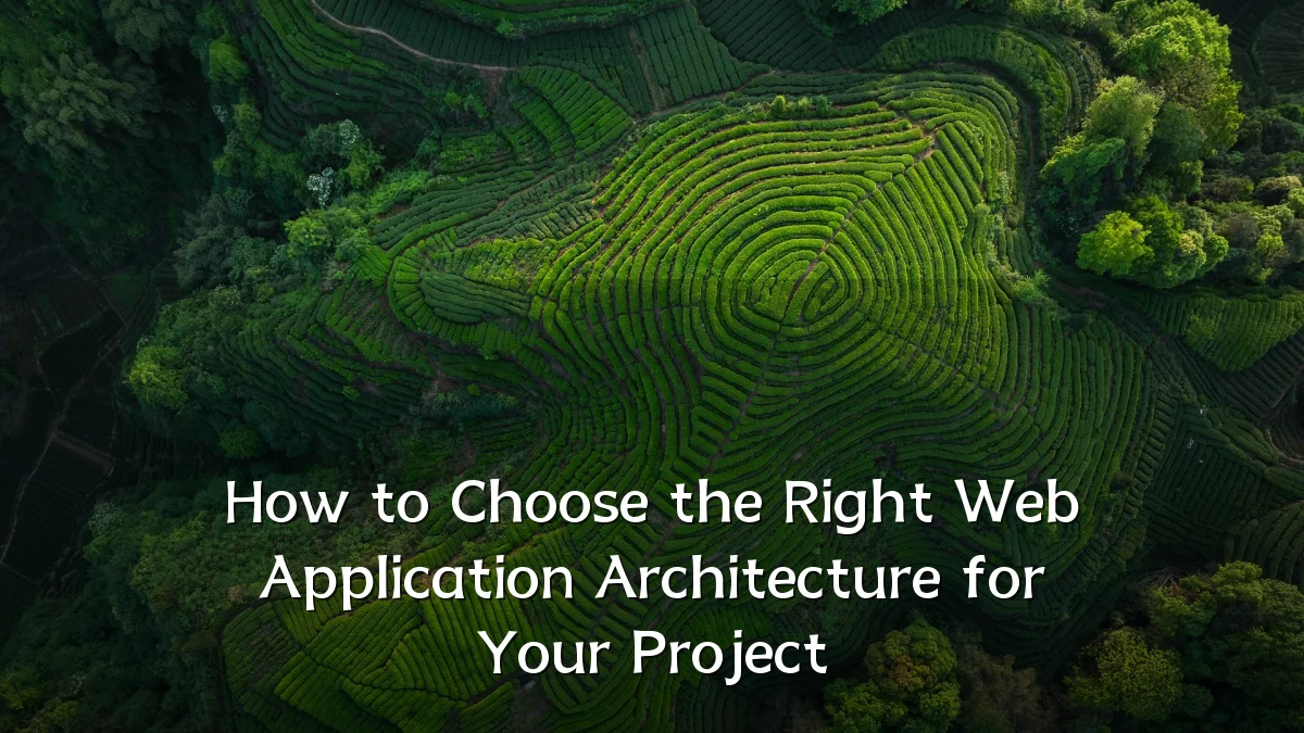 How to Choose the Right Web Application Architecture for Your Project