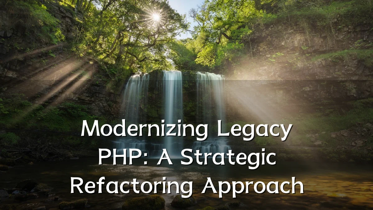 Modernizing Legacy PHP: A Strategic Refactoring Approach