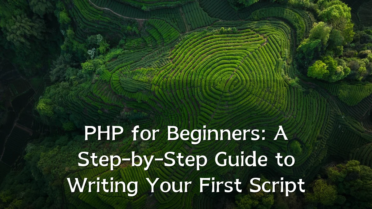 PHP for Beginners: A Step-by-Step Guide to Writing Your First Script