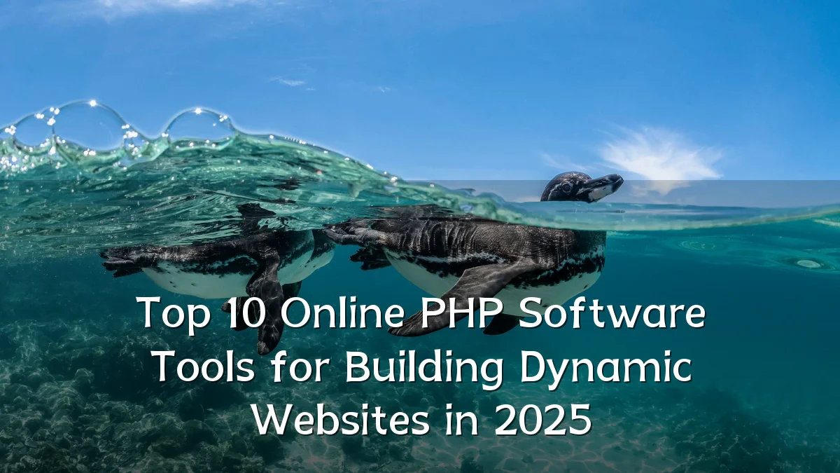 Top 10 Online PHP Software Tools for Building Dynamic Websites in 2025