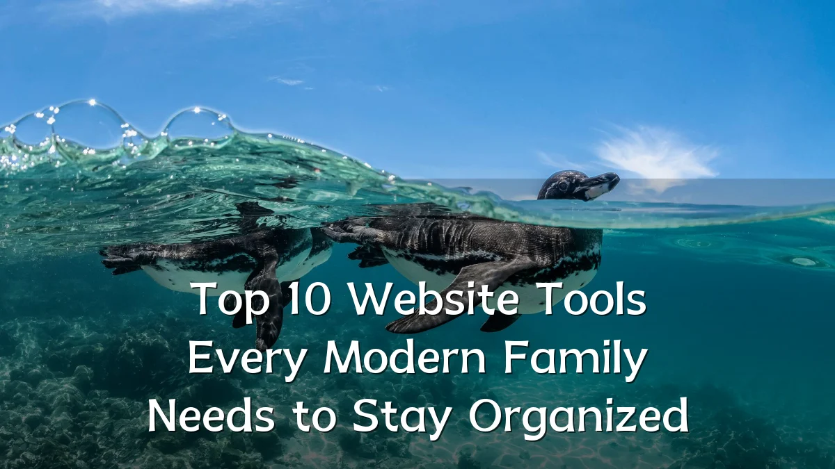 Top 10 Website Tools Every Modern Family Needs to Stay Organized