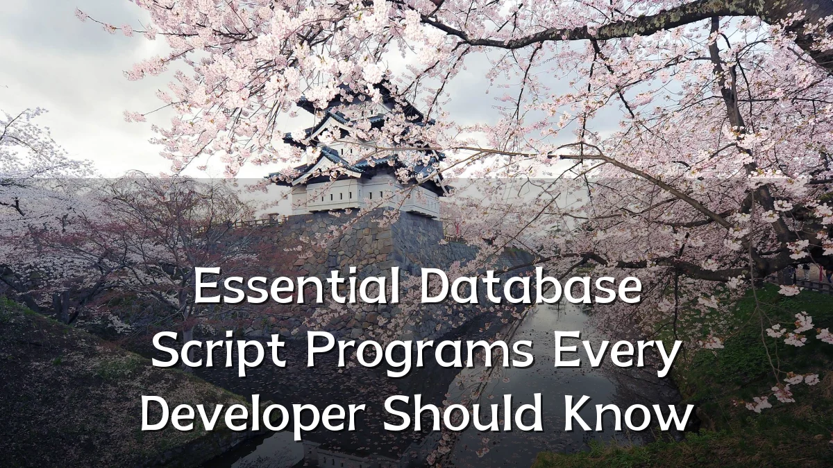 Essential Database Script Programs Every Developer Should Know