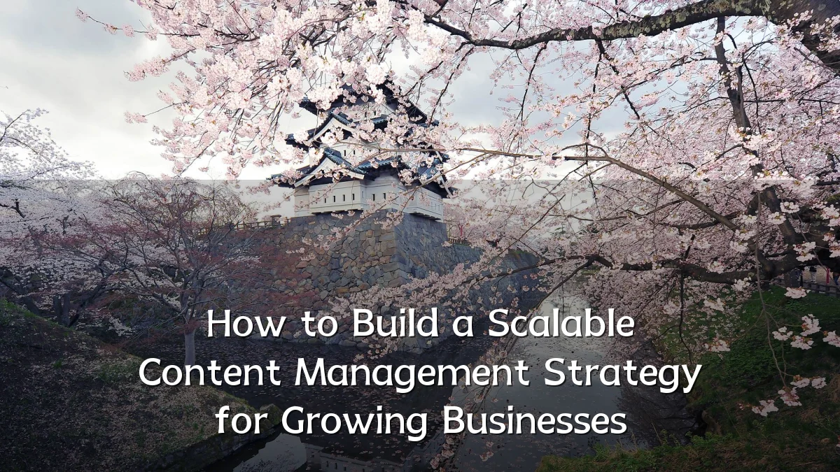 How to Build a Scalable Content Management Strategy for Growing Businesses