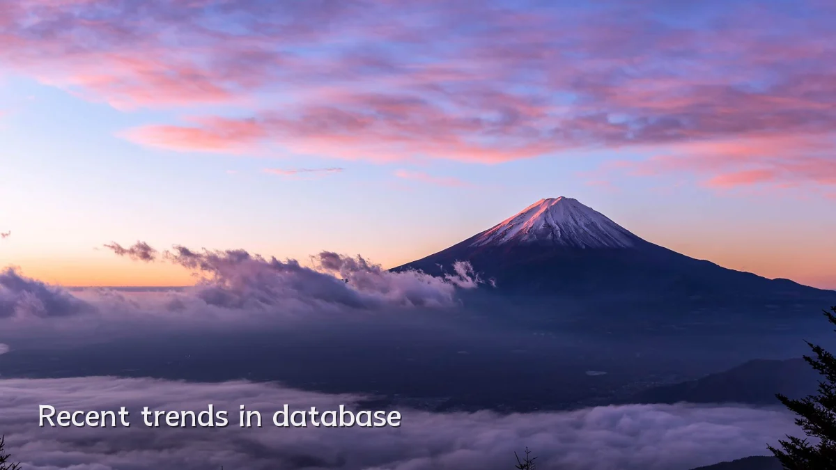 Recent trends in database