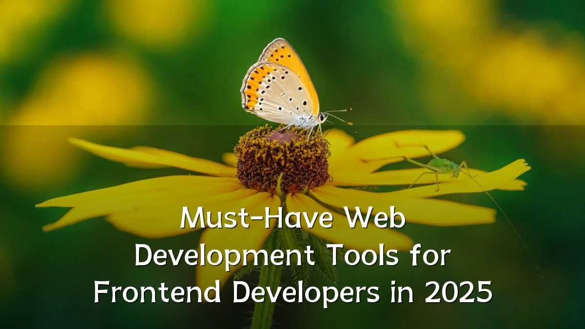 Must-Have Web Development Tools for Frontend Developers in 2025