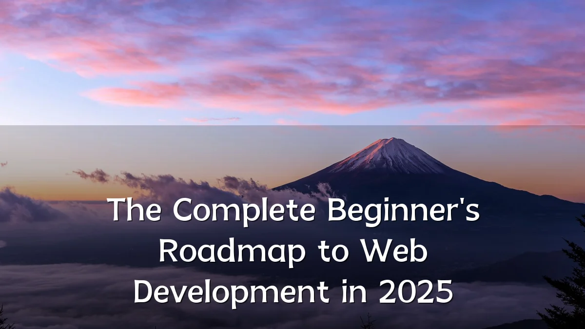 The Complete Beginner's Roadmap to Web Development in 2025