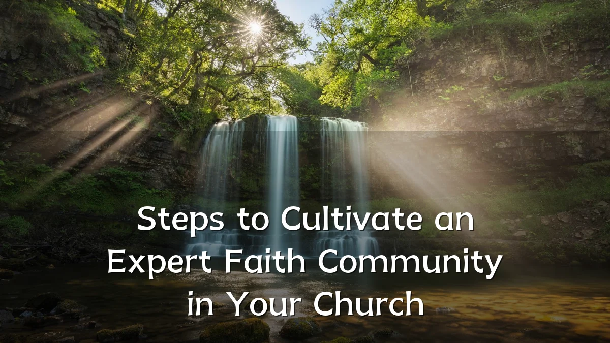 Steps to Cultivate an Expert Faith Community in Your Church